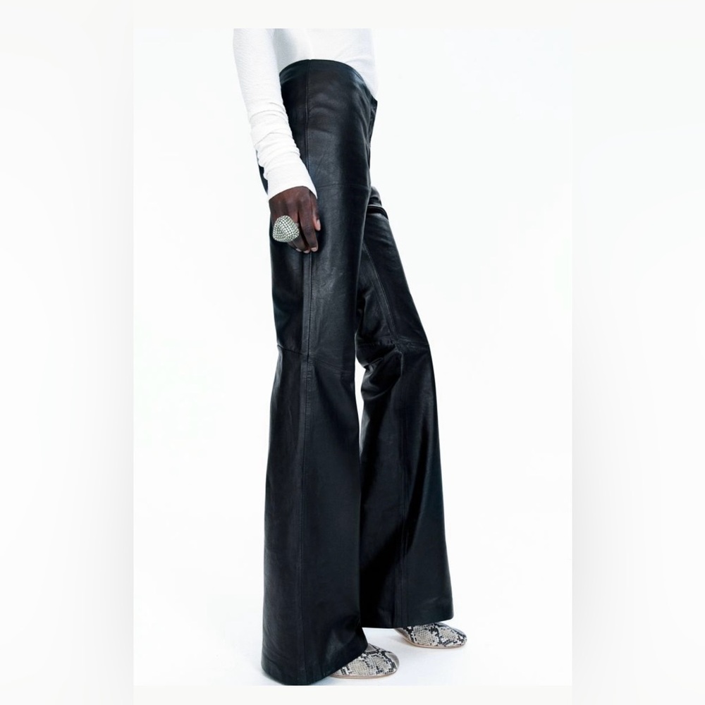 REAL Leather pants, NEVER WORN, Tags attached